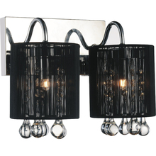 CWI Lighting 5006W12C-2 (B) - Water Drop 2 Light Vanity Light With Chrome Finish